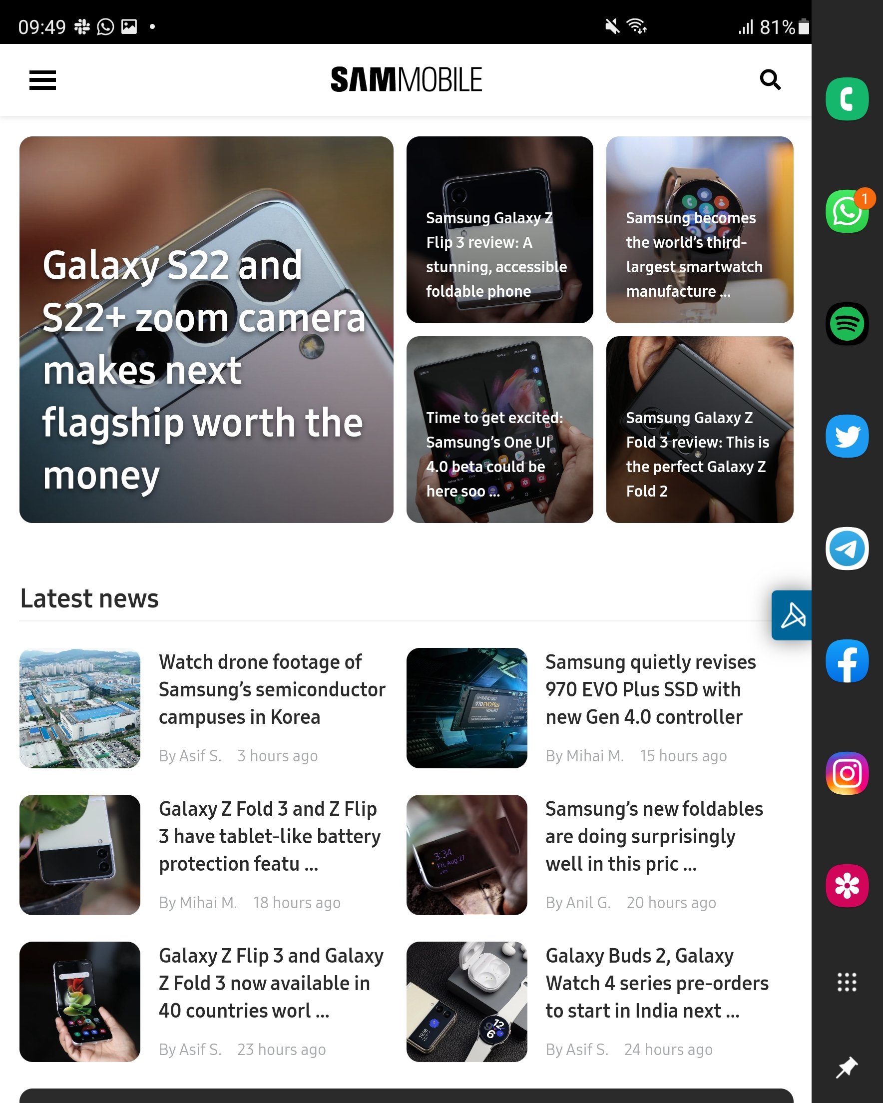Sammobile Hello Sammobile V6 A New Chapter Not Everything Is Perfect Yet But For Sure 95 Is Screenshots Galaxy Fold 3 T Co 4avsuhsmun Twitter