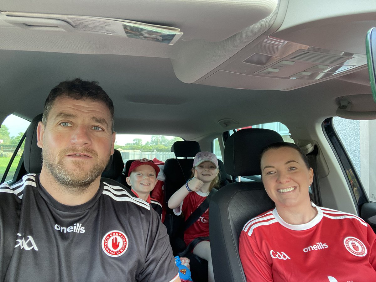 On the road again. Best of luck to Tyrone minors and seniors! Tir Eoghain Abu!