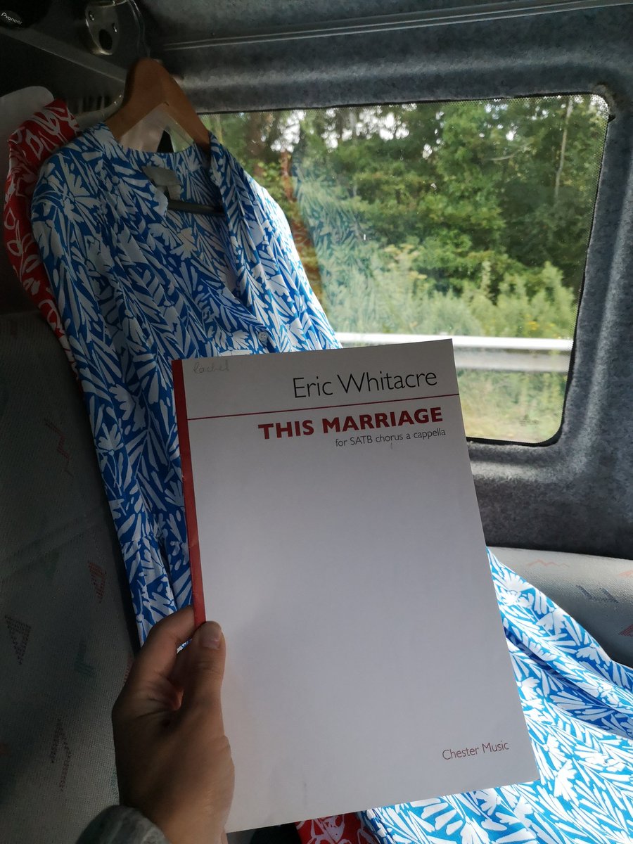 No journey to a Gallery singer's wedding would be complete without a little road trip rehearsal. <a href="/BBCRadio3/">BBC Radio 3</a> any chance you could help us out and play <a href="/EricWhitacre/">Eric Whitacre</a>'s This Marriage?