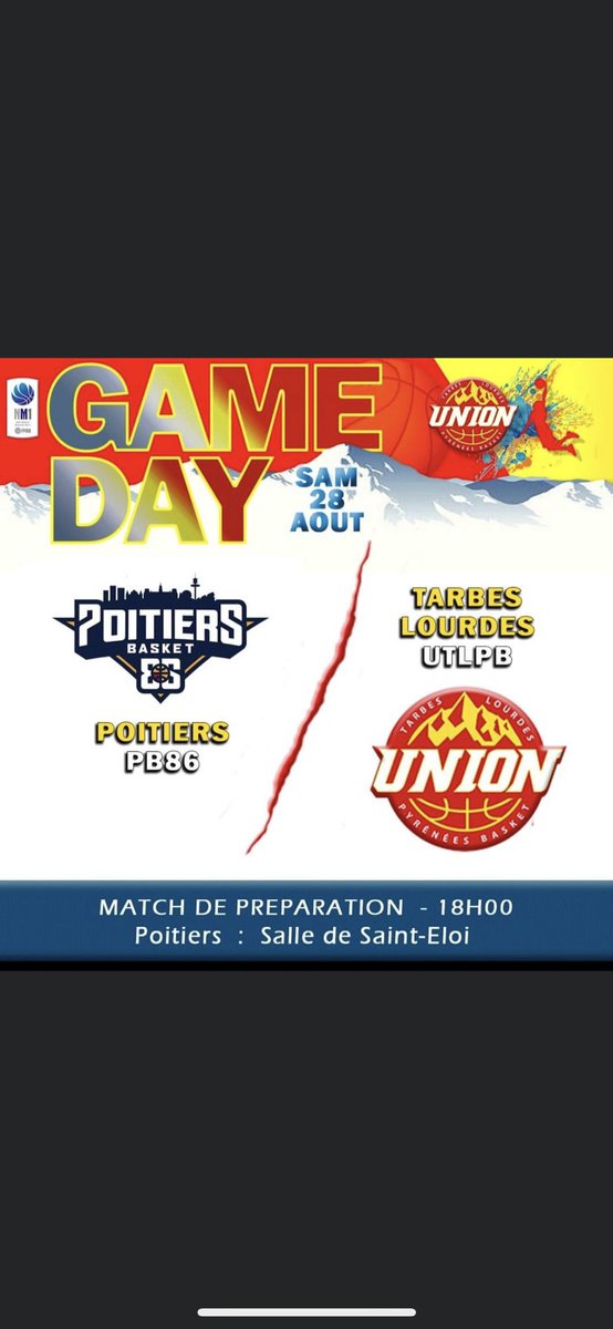 UTLPB1's tweet image. C'est la reprise pour nos U'Boys qui commencent leur préparation par un déplacement à Poitiers, le nouveau pensionnaire de nationale 1 qui arrive de Pro B
L'occasion pour les joueurs de Chris Chougaz de faire un point sur leur préparation