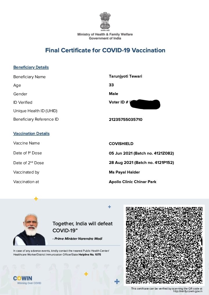 Fully Vaccinated

#IndiaFightsCovid