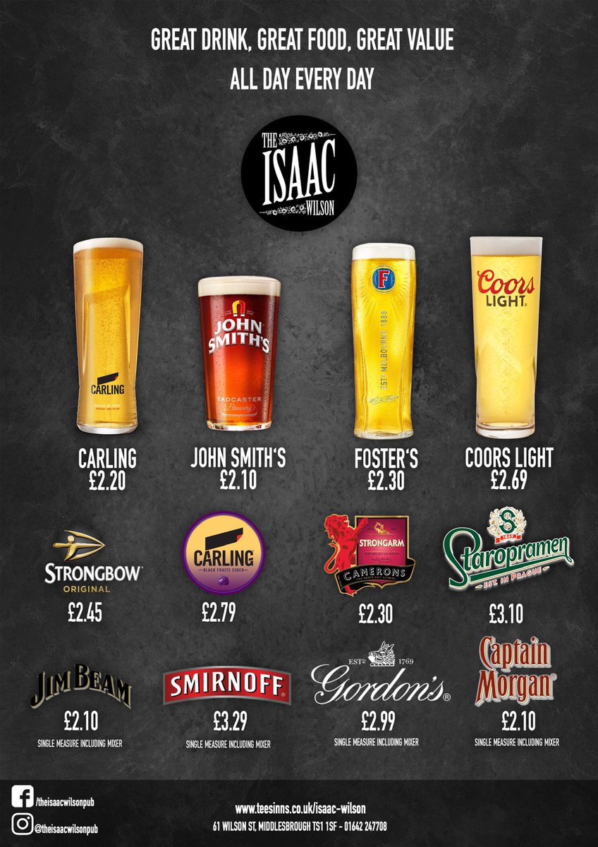 Going to #boro vs #rovers today?? We are 1 min from 🚂station and 15 mins from the ground. All fans welcome. Serving great drinks and food #utb #efl #brfc <a href="/AwayDayPubs/">Away Day Pubs</a>   #middlesbrough #teesside <a href="/Rovers/">Blackburn Rovers</a>