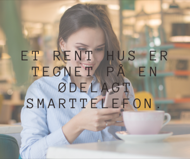 webstrweb's tweet image. Et rent hus er tegnet på en ødelagt smarttelefon.

#webstr