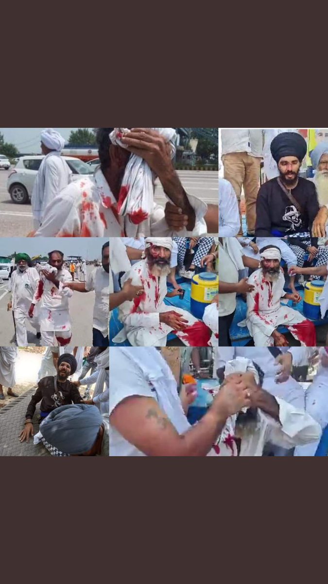 sukhdha75655514's tweet photo. What a democracy?

#FarmersProtest 
 #किसान_विरोधी_खट्टर https://t.co/POppiZqoFu