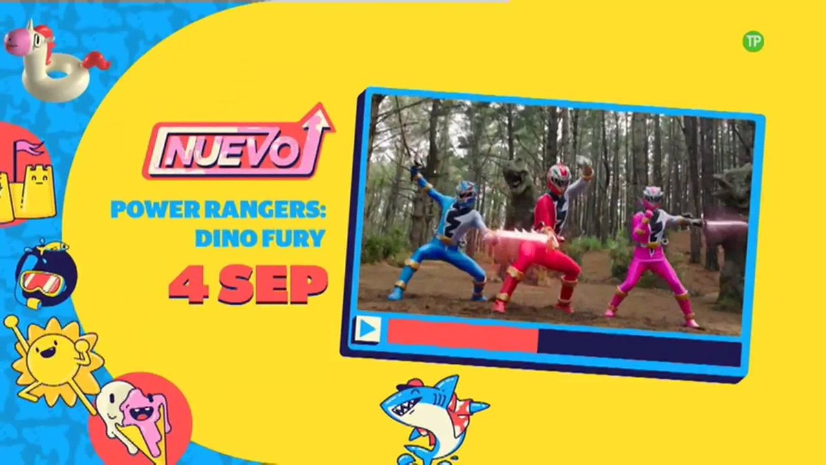 aimarsiempre's tweet photo. @boinges estrenará el próximo sábado 4 de septiembre la nueva serie:

'Power Rangers: Dino Fury'

https://t.co/xWGpyd6ESB https://t.co/4Hu49B4ml1