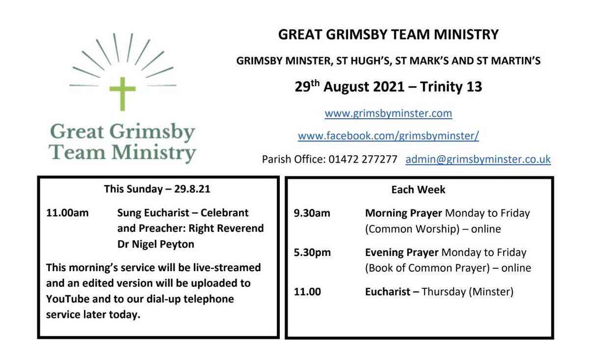 GrimsbyMinster's tweet photo. Tomorrow’s newsletter is now available to download: https://t.co/9kvgnWCpcl https://t.co/E9RdO6aI4T