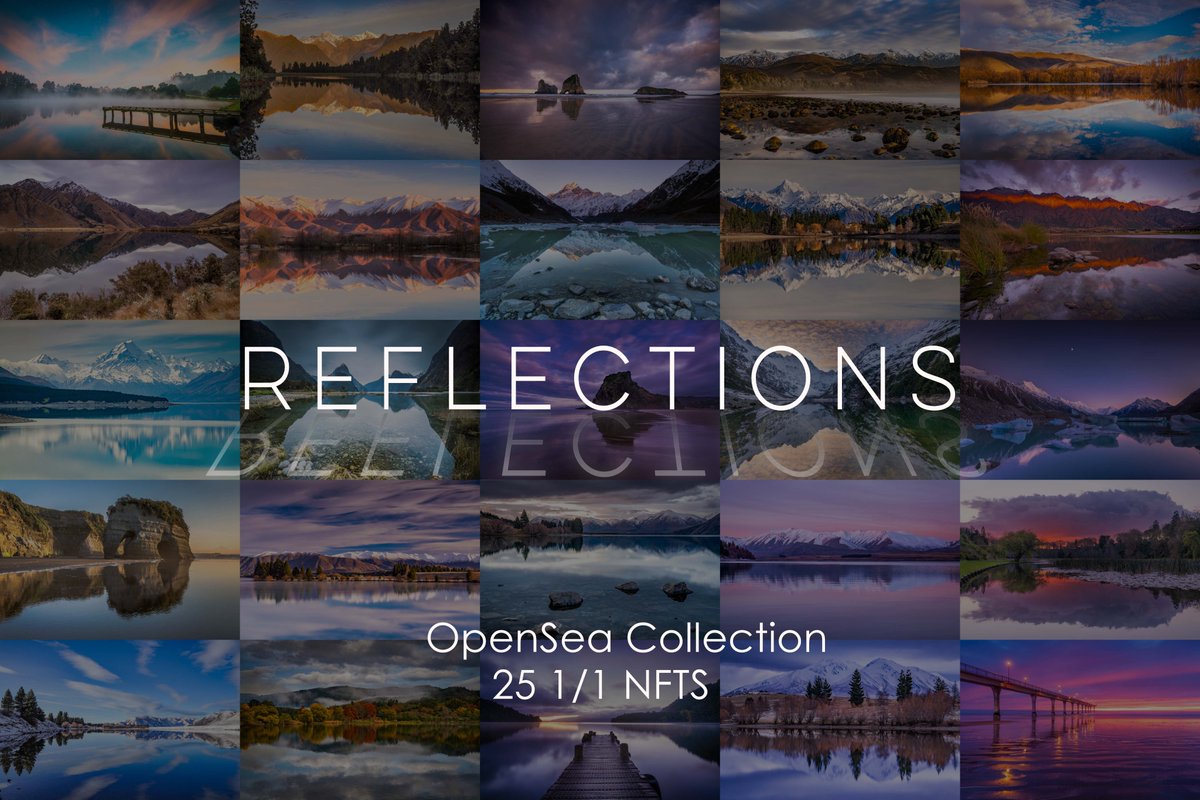 Sneak preview of my first <a href="/opensea/">OpenSea</a>  collection which I'm working hard on, and planning to release next week. 

'Reflections' - a journey through symmetry in nature.
A 25 set of 1/1 NFT's. Watch this space!
#NFT #NFTartist #NFTdrop #NFTcollection