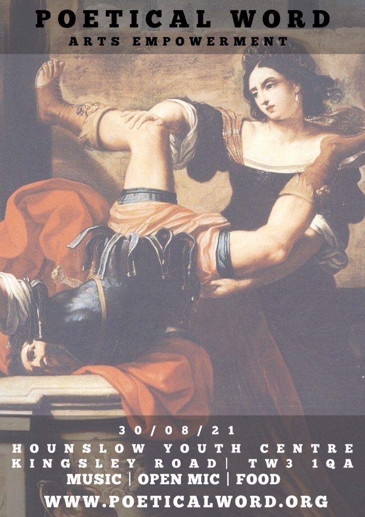 Join us this Monday from 6pm to 10pm at <a href="/LBofHounslow/">Hounslow Council</a> Youth Centre. 

Free tix: eventbrite.co.uk/e/poetical-wor… 

#hounslow #openmic #art #poetry #music #community