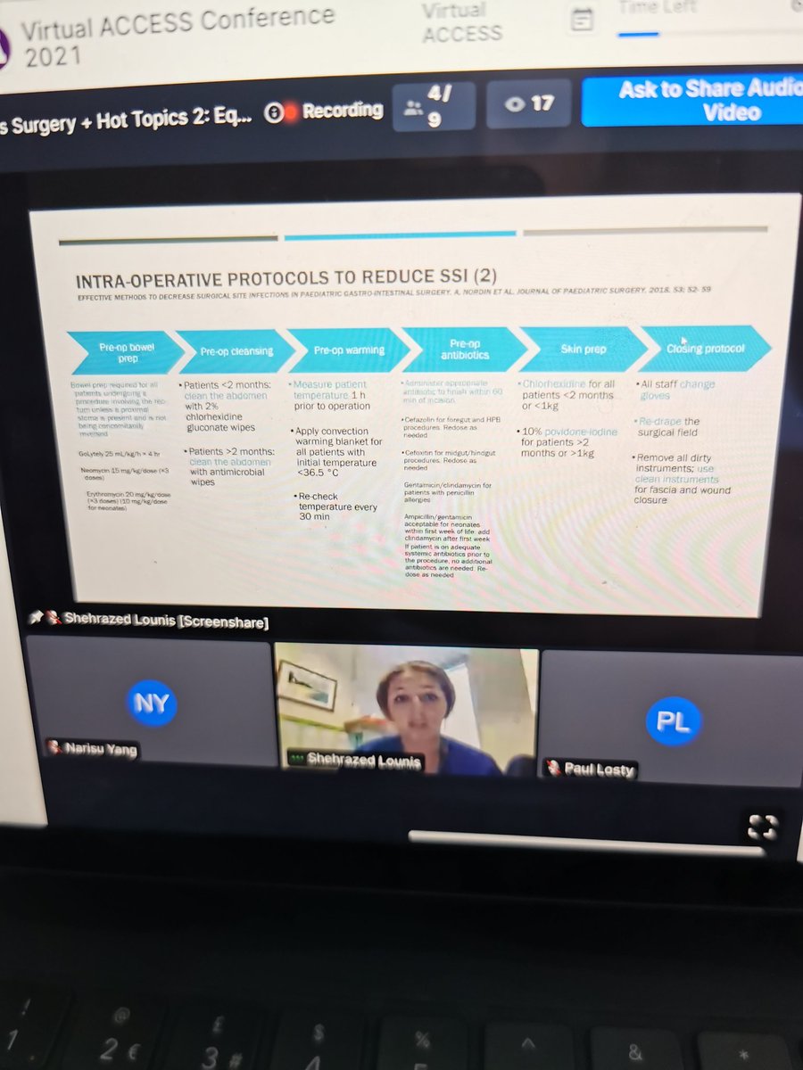 Kicking off the Paeds surgery / Hot topics session for @VirtualACCESSC!