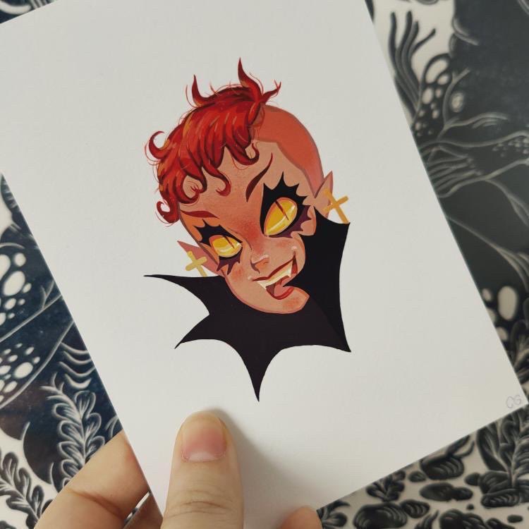 Annalkiss's tweet photo. Autres petits portraits à la gauches format A6 ✨ https://t.co/zTxRKMlHuI