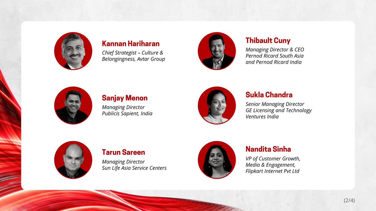 avtarcc's tweet photo. Thank you to all our esteemed speakers. We are extremely honoured to have had you with us for the 2nd edition of The Power of I Conference.
To know more, visit https://t.co/phfDcz8scp
#ThePowerofI2021 #ThePowerofI #PowerofIndividuals #ThePowerofIntentionality #HeartsAndMinds https://t.co/jlzcdG2R56