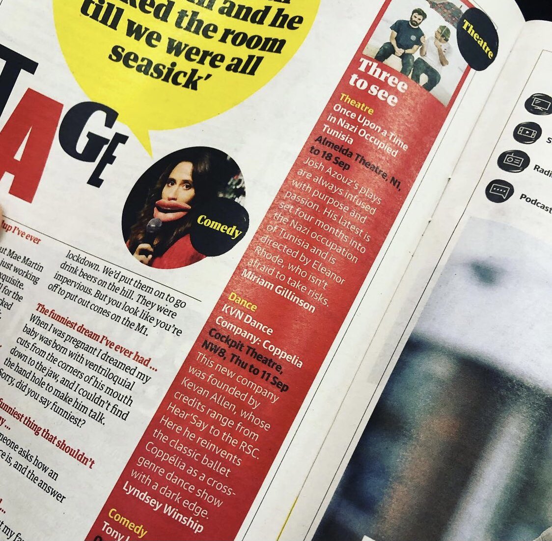 Many thanks to <a href="/lyndseywinship/">Lyndsey Winship</a> for selecting us as the dance production to see in the <a href="/guardian/">The Guardian</a> 
Limited run of only 11 performances. Don’t miss out!

Book tickets here ⬇️ 
thecockpit.org.uk/show/coppelia