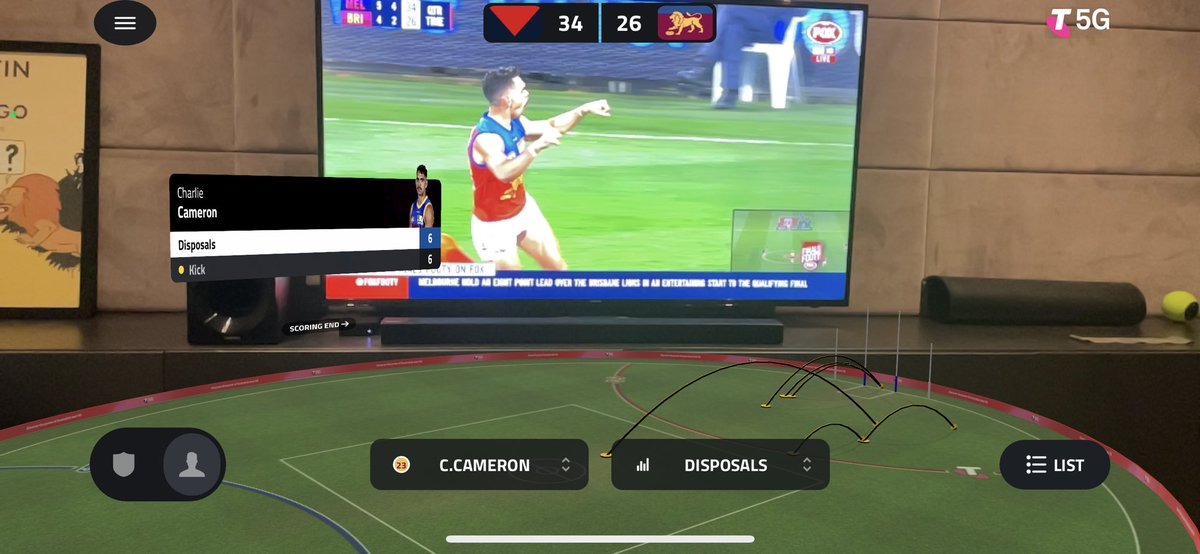 thekidcahny's tweet photo. What a quarter from Charlie! @brisbanelions #AFLFinals #aflapp #telstra5g https://t.co/OdjfqSKCQF