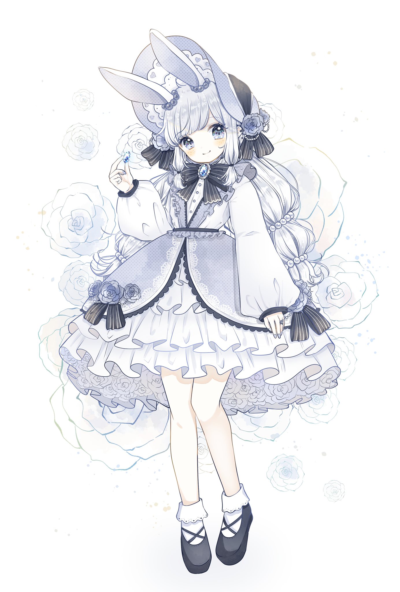 Twitter 上的 ちゃのん イラスト 白兎ロリータ ロリータイラスト T Co Isscyxvvvd Twitter