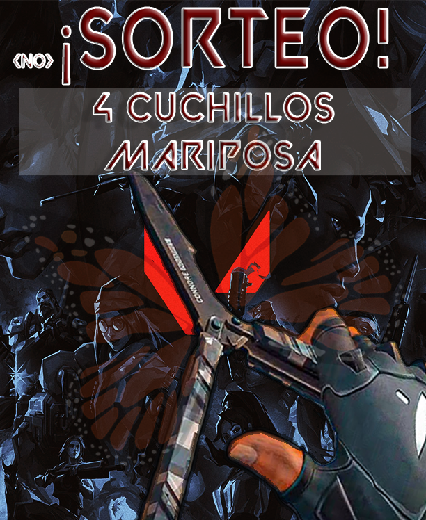 🔪🦋ₙₒ SORTEO 4 CUCHILLOS MARIPOSA🦋🔪

- ₙₒ Dar RT y Me gusta 
- ₙₒ Etiquetar a dos amigos
- Y lo del Follow... Bueno, el follow sí que me lo podríais dar, ¿ₙₒ?