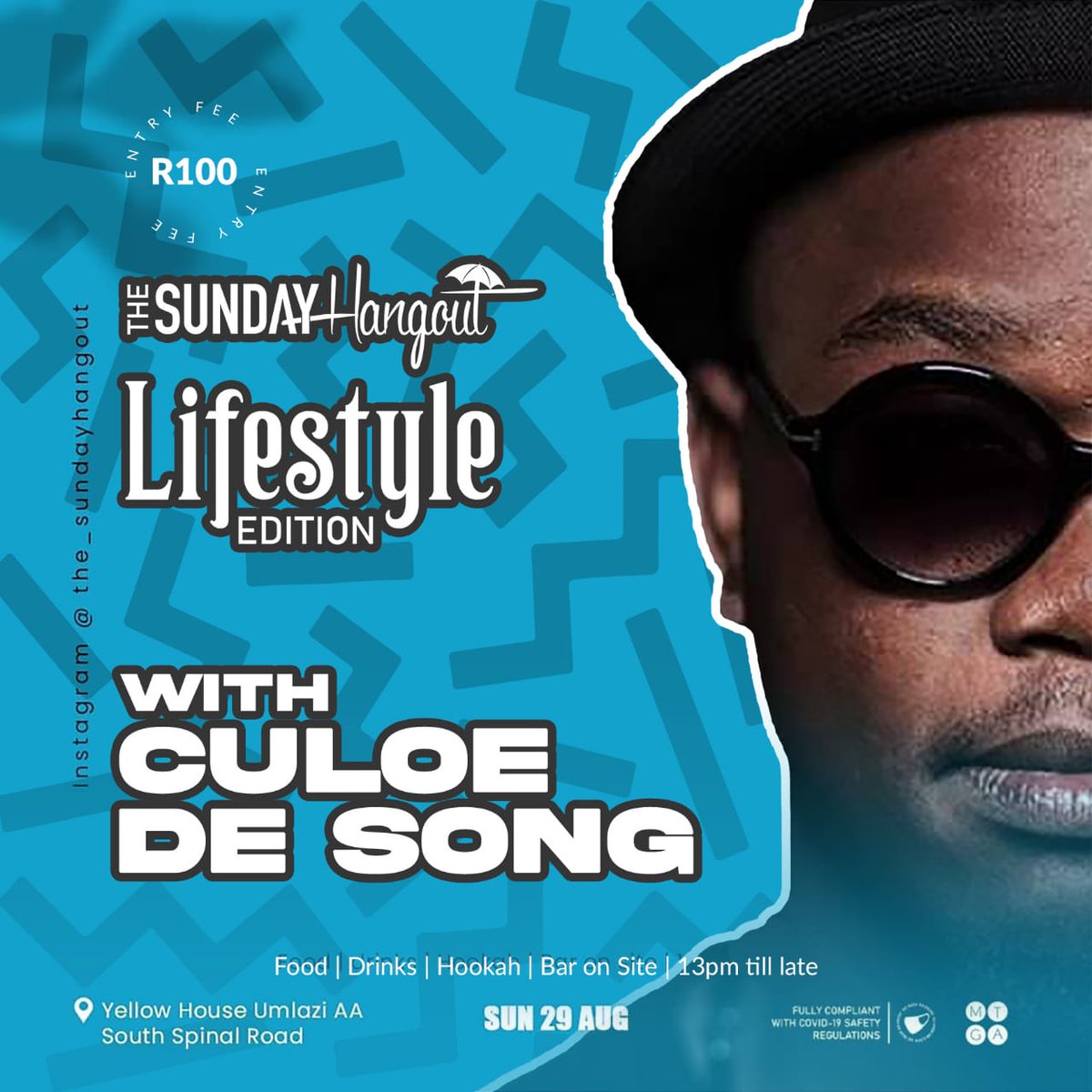 Since High School days I've always dreamed about bringing <a href="/CuloeDeSong/">Culoe De Song</a> to the hood and finally this weekend its Happening!!!! S/o to Mageba 🙏🏾🙏🏾 Lets rock!!! #the_sundayhangout #umlazi #dreamcometrue!!!