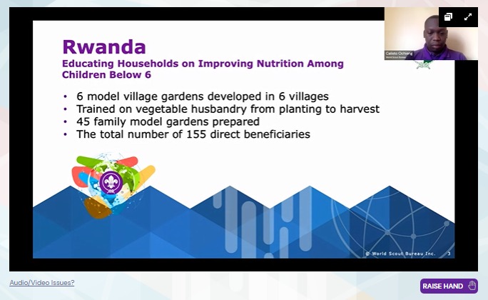 RwandaScouts's tweet photo. #WorldScoutConference - Happy to see our #Nutrition project in @BureraDistrict mentionned during @scoutconf as one of the successful projects in the last Triennial. @RwandaScouts will remain committed to finding solutions to human security issues in our https://t.co/nAzS4isM4X https://t.co/XasnJzswZH