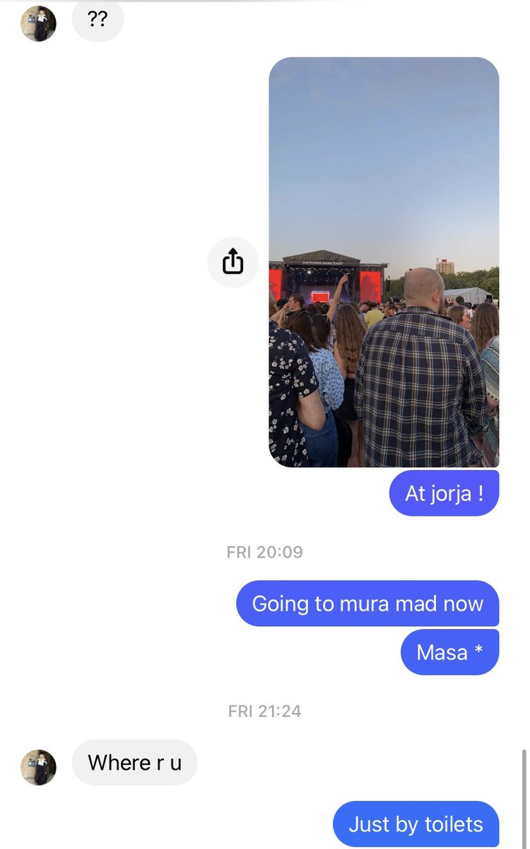 Oh how I’ve missed festivals!! Sun, music, drinks, vibes &amp; becoming separated from ur mates every half an hour and sending useless photos in the hope that one day u might see them again - but u probably won’t