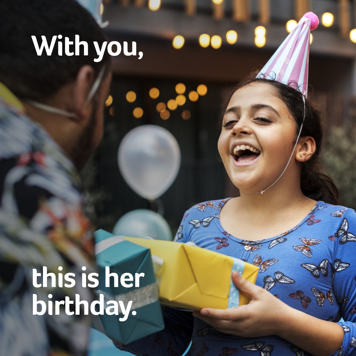 FCAFostering's tweet photo. #WithYou a child can celebrate their special day, making memories that will last a lifetime. We need more foster parents who can help make a child feel special and loved.
Discover fostering today: https://t.co/XgVKLMaeQc
#thisisfostering #thisisfca #withyouthisisfca https://t.co/8Q8JmB8pNf