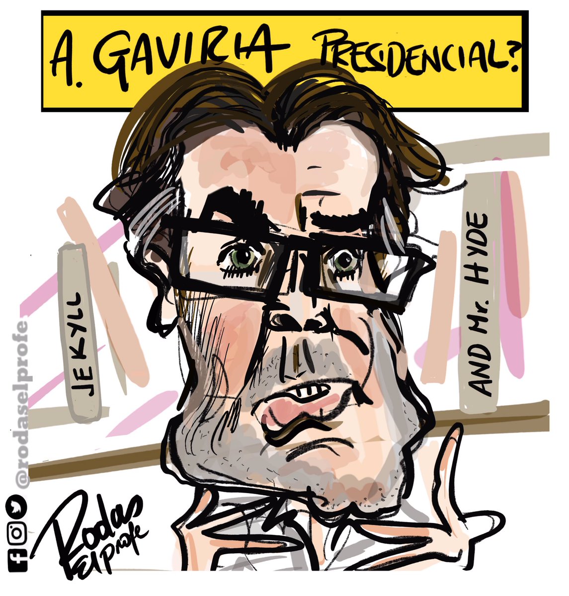 rodaselprofe's tweet photo. A Gaviria Su perturbadora Incertidumbre lo dice todo!
#gaviria #alejandrogaviria #candidatopresidencial #ojoconel2022 #colombiatienefuturo ? #vanesamicandidatoes #coaliciondelaesperanza #caricaturacolombia #rodaselprofe #opinion #loúltimo https://t.co/AILcumNenZ