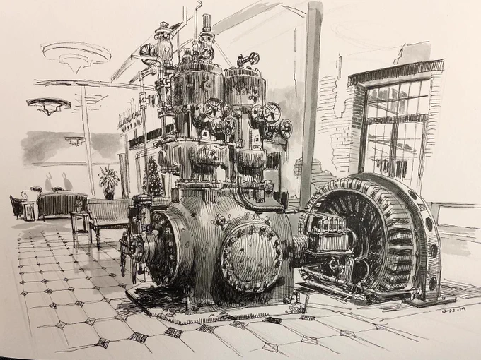Old machinery is the best. 