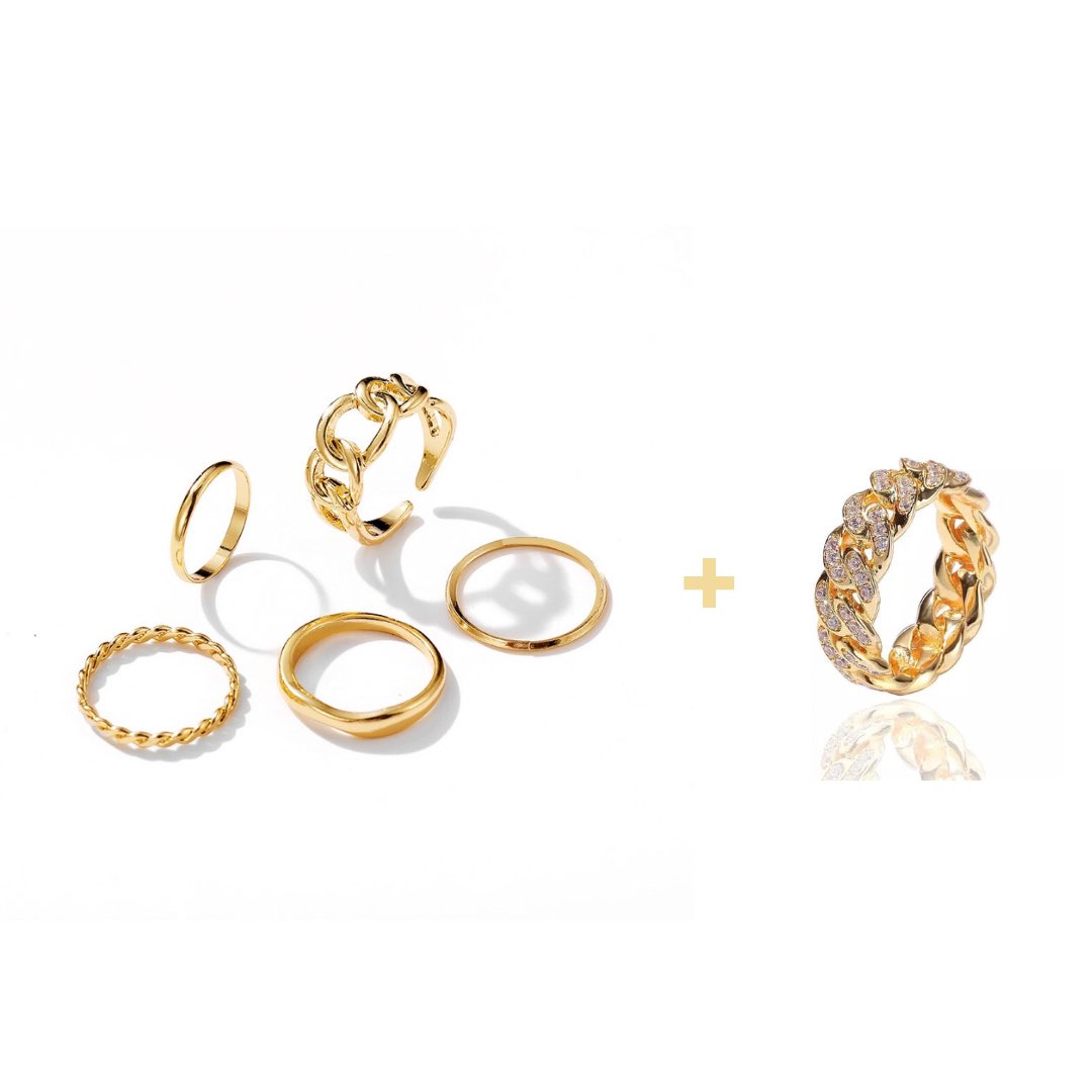 AmitieSA_'s tweet photo. Cuban Link Rhinestone Ring Set.✨
- Metal: Alloy
- Price: R250
- Available in Gold and Silver. https://t.co/lbJBJehq8z