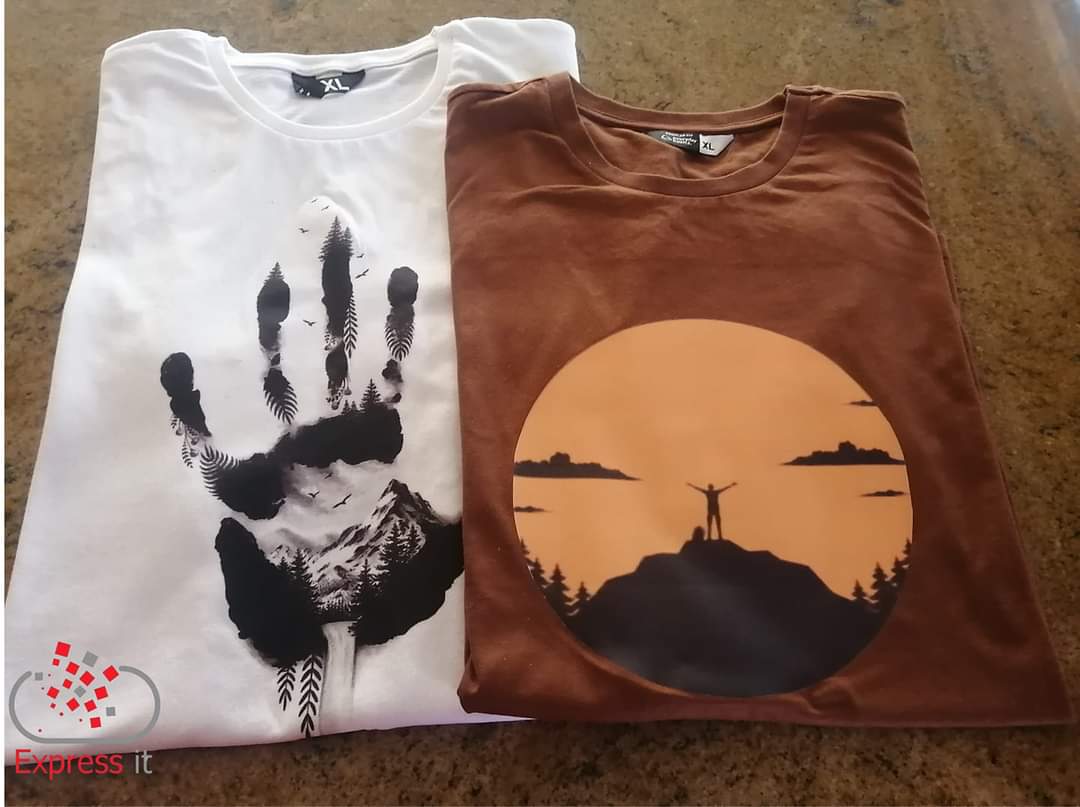 Expressitgifts's tweet photo. Customised T-shirts

*Your own design choice

*Only R200 each 

*T-shirt and printing included in price https://t.co/HMQgRlg0S1