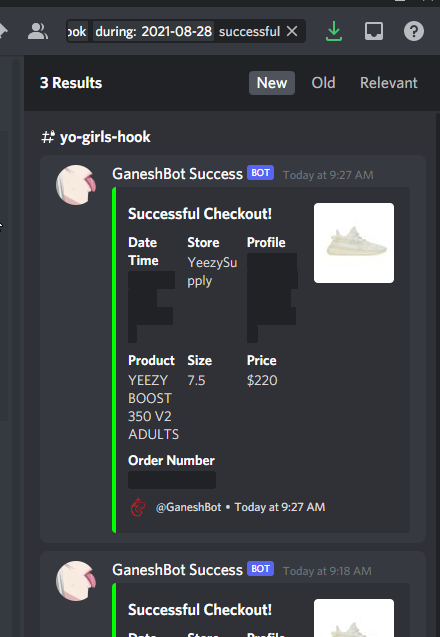 Mejihcan's tweet photo. Hit 2 Jordan 4s as well! 3 on Reaper😈
B:@GaneshBot 
CG:@beanzFNF @notify @paradoxnotify 
P:@ReaperProxies_ @mushroomproxy https://t.co/SPLoELBwmj