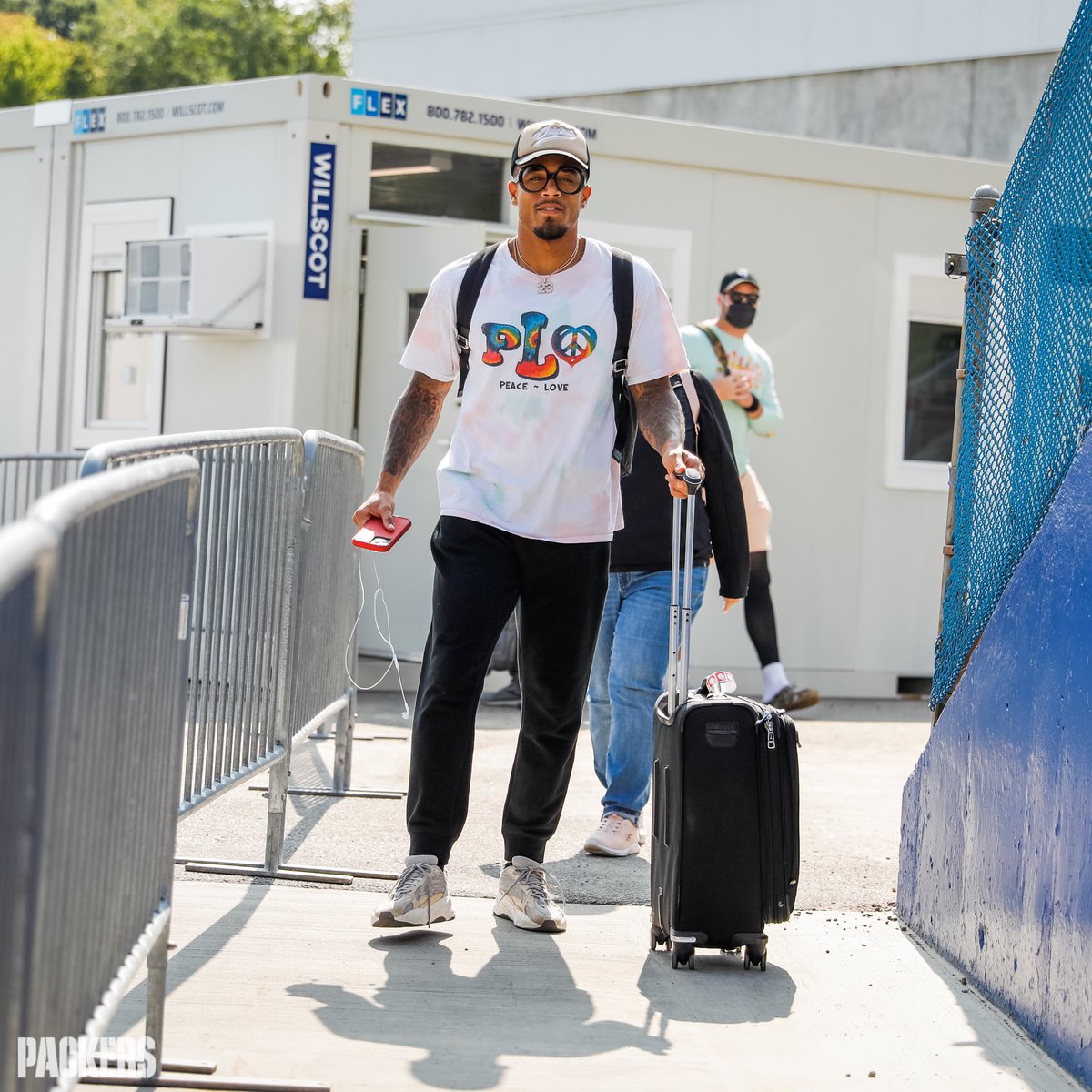 packers's tweet photo. Clocking in. ⏰

#GBvsBUF | #GoPackGo https://t.co/QSbLqw22SM