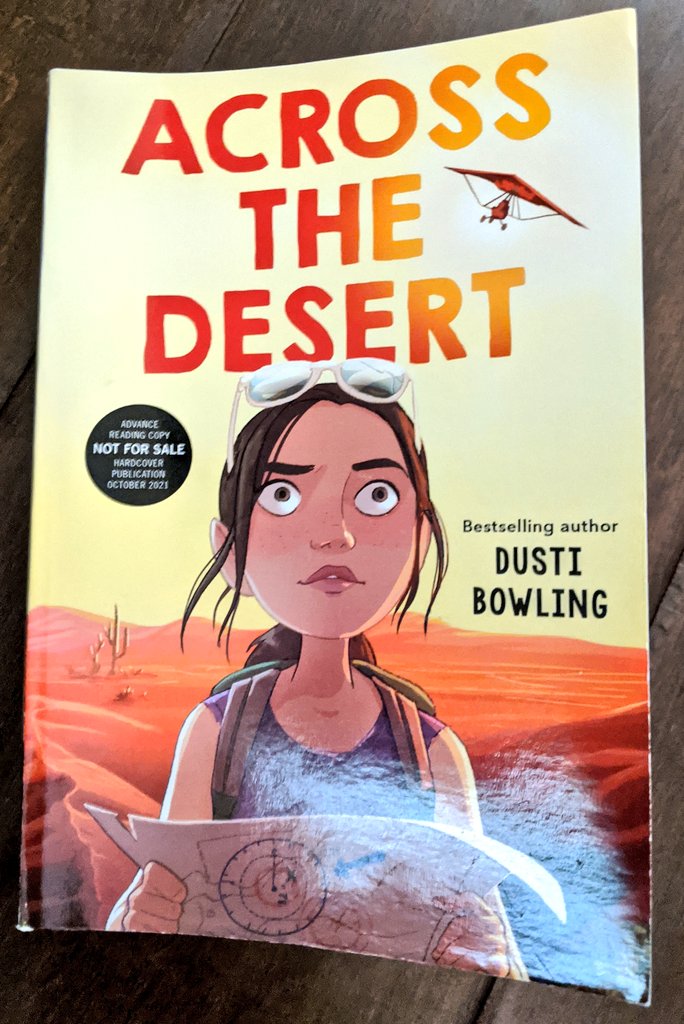 Just cleaning out my daughter's room because she's going off to college, and look what I found! That stinker stole one of my ARCs of ACROSS THE DESERT! I'd like to give it away, so RT/F if you want it, and I'll pick someone by Monday. Releases 10/12! Thx, everyone🛩️🏜️🧡