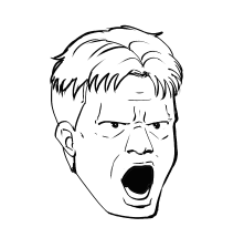 ロナドラ漫画描いてるんだけど私、オリバーカーン結構目トレしてるとはいえ結構上手ない? 
