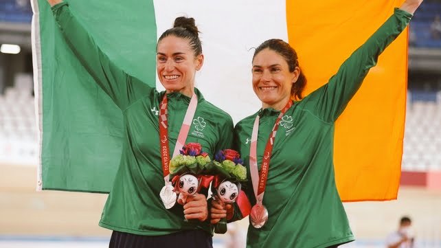 Huge congratulations to Cyclists Katie-George Dunlevy and Garda Eve McCrystal who have powered to a silver medal for #TeamIreland in the 3,000m individual pursuit on Day 4 at the 2020 Tokyo Paralympics. #Toyko2020 @ParalympicsIRE