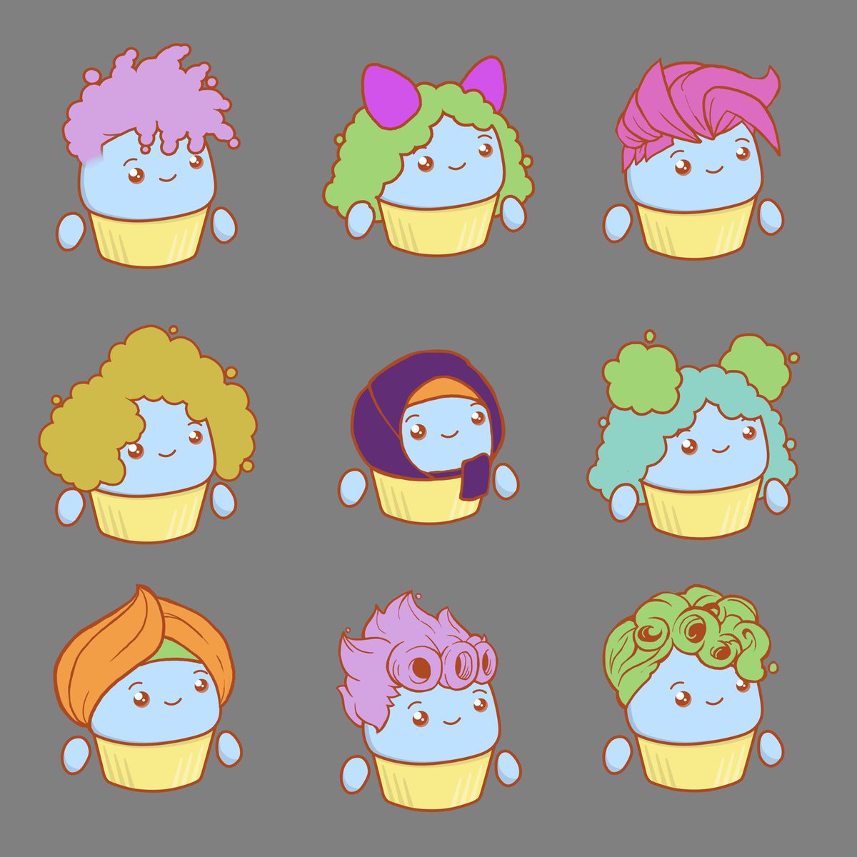 We are so excited to get all of these new frosting styles into the character customizer. Concepts by the fantastic <a href="/Rikyo/">Rikyo</a>! #screenshotsaturday