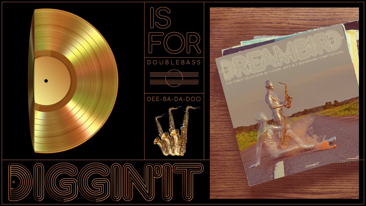 ConceptDCreator's tweet image. Types of D 012: Diggin'It
Whether you’re a hep cat or a cool kitten, here’s a #FontSunday #typograph you can bop to like a roman candle in the night: "Diggin'It", fly as a Bird for Charlie Parker born #OTD 101 years ago.  Skee-ba-dee-bee-bah-bow.