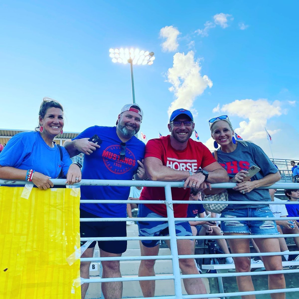 Friday Night Lights is BACK!! We love seeing Mustang fans representing The Outpost gear! Be sure to get yours, too! The Outpost is open from 11:15-12:45 on B days! Have feedback or suggestions? DM us!