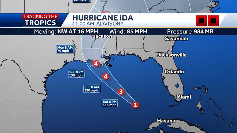 WDSU is tracking Hurricane Ida, which is currently projected to hit the Louisiana coast Sunday as a Category 4 storm. Watch <a href="/wdsu/">wdsu</a>'s live coverage as New Orleans prepares for the worst. wdsu.com/nowcast