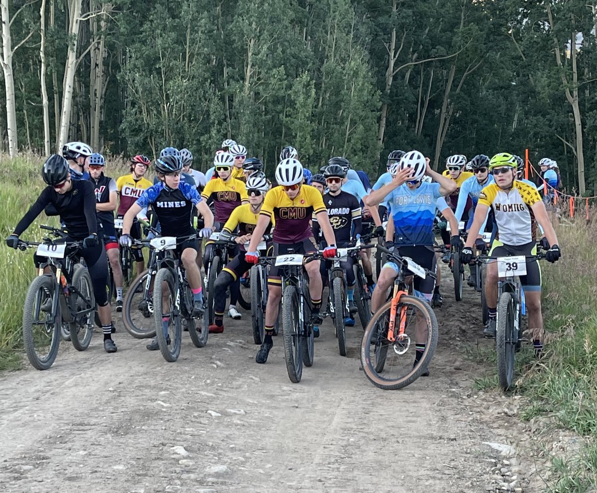 The collegiate mountain bike season has begun. Men’s XC on the line bright and early at Mt. Crested Butte. <a href="/Western/">Kaizer</a> Colorado University