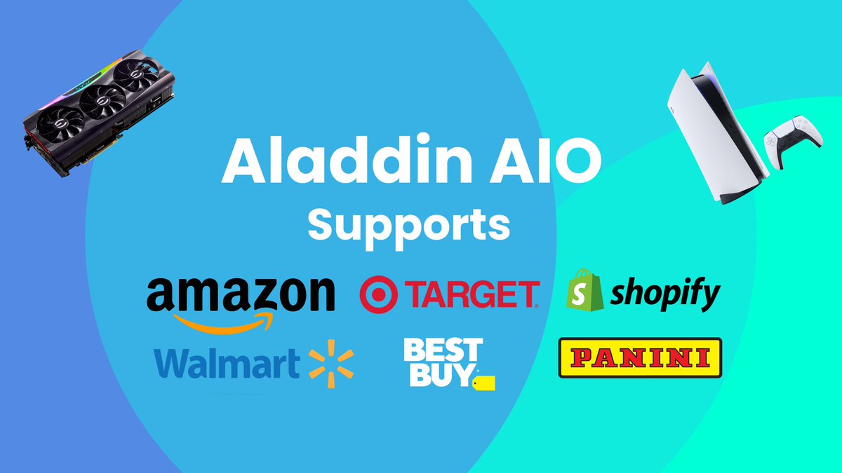 AladdinAIO's tweet image. Aladdin AIO, the only bot you will ever need.🚀

𝐒𝐮𝐩𝐩𝐨𝐫𝐭𝐞𝐝 𝐒𝐢𝐭𝐞𝐬:
▫️ Amazon
▫️ Target
▫️ Shopify
▫️ Walmart
▫️ Bestbuy
▫️ Panini
+ much more

We also have cloud mode and a mobile companion app coming in no time!🔥

Like and Retweet for a key! 🔑