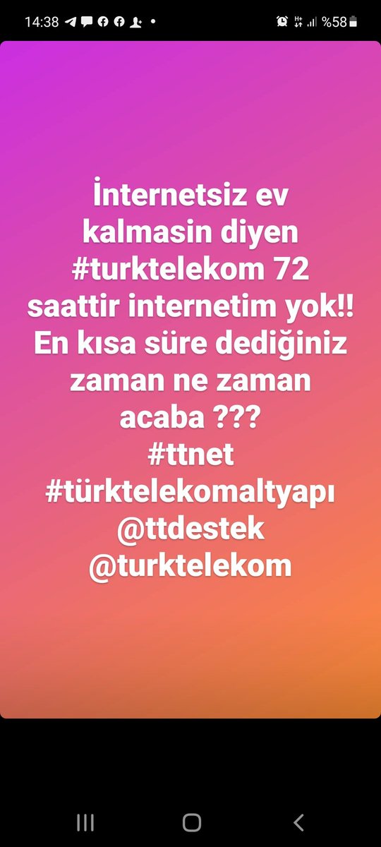 gamzems's tweet photo. #ttnet #turktelekom @TurkTelekom @TTDestek https://t.co/vyU6bADWoA