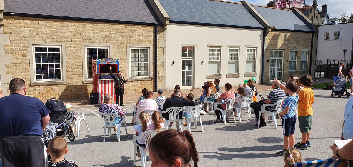 The next Punch and Judy will be at 1.15 and 2.30 🎭