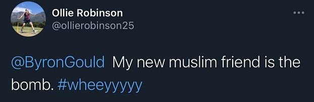 GejjiLochan's tweet photo. @TheBarmyArmy Racist robinson praising his own teammate🤷🏻‍♂️ https://t.co/rTLTVxARcZ