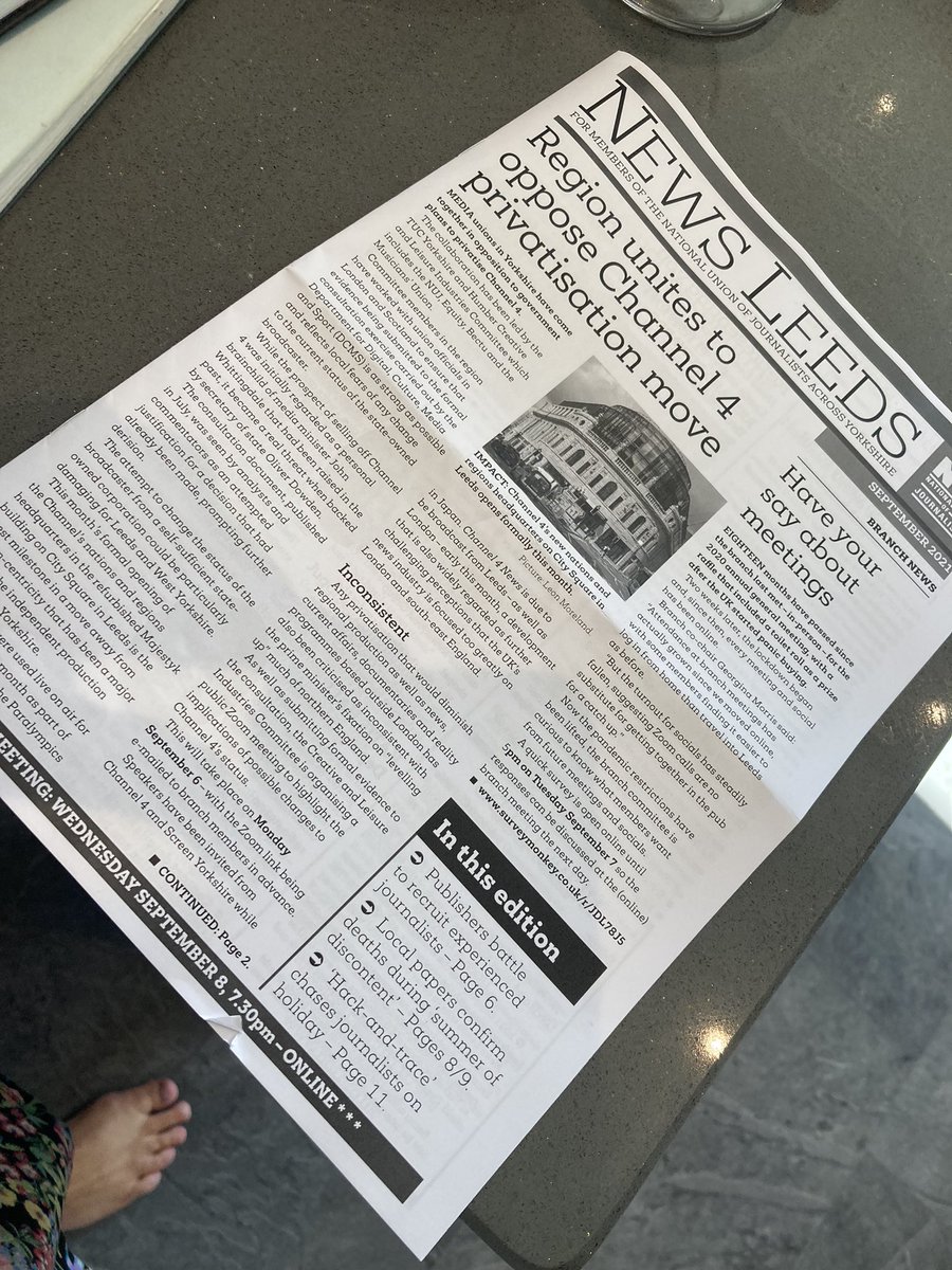 GemmaLDillon's tweet photo. Flicking through my local @NUJofficial newsletter and look who crops up @mahnoor_akhlaq talking about her summer with @BBCLookNorth #lenslegacy #totalstar https://t.co/h9TfrjPEmL