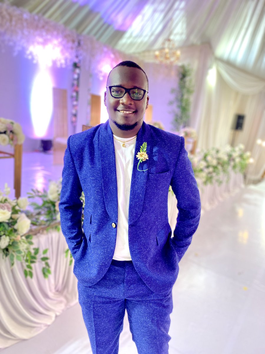 emeka_ug's tweet photo. Congratulations my aunt upon tying the knot today. I’m glad you chose me to be your Mcee. Dressed by @SpyIconic https://t.co/K16Ht0jcjV