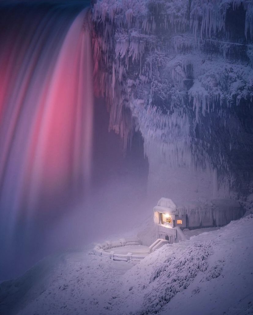 Deep freeze at Niagara Falls ❄️