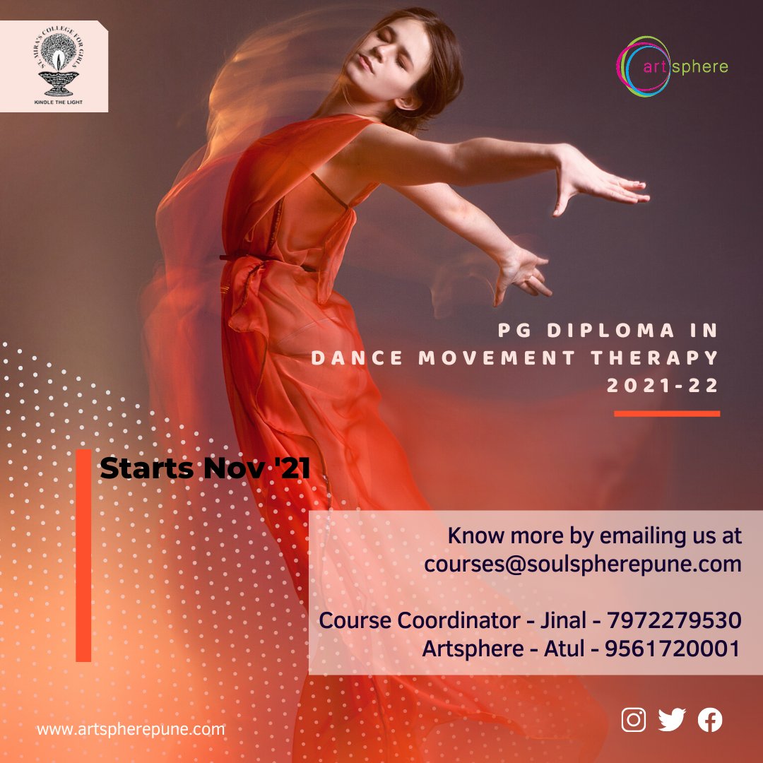 ArtspherePune's tweet photo. What is dance but an expression of the soul's desire for movement!

Move, create and express the song of your inner being, while learning how to use and apply this knowledge in many areas of your life and with others as well and make a difference!

Know more at +91 9561720001 https://t.co/URoeCfX5V1