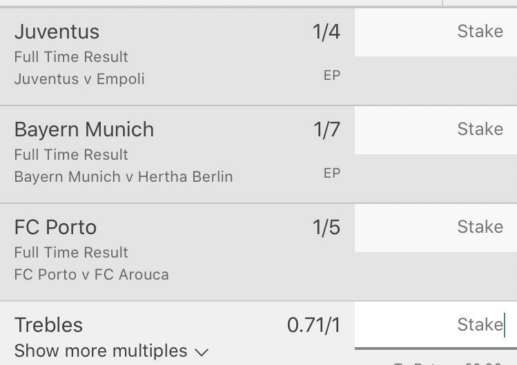 ⭐️ Today’s Bet ⭐️ 
          71% ROI