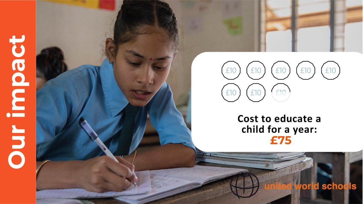 teamUWS's tweet photo. With our low-cost, high quality education model, it costs just £75 to educate a child for a whole year! 📚 📆 

Check out our 2020 annual report to find out more about our education model, and the impact we've had across #Cambodia, #Nepal and #Myanmar  https://t.co/nwHb1lHTBc https://t.co/oaotlsY4Ad