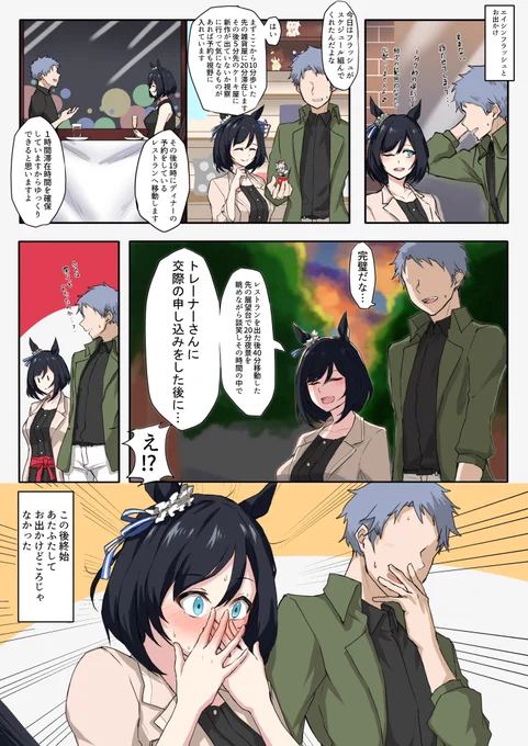 完璧だねエイシンフラッシュ
※オリT
#ウマ娘 