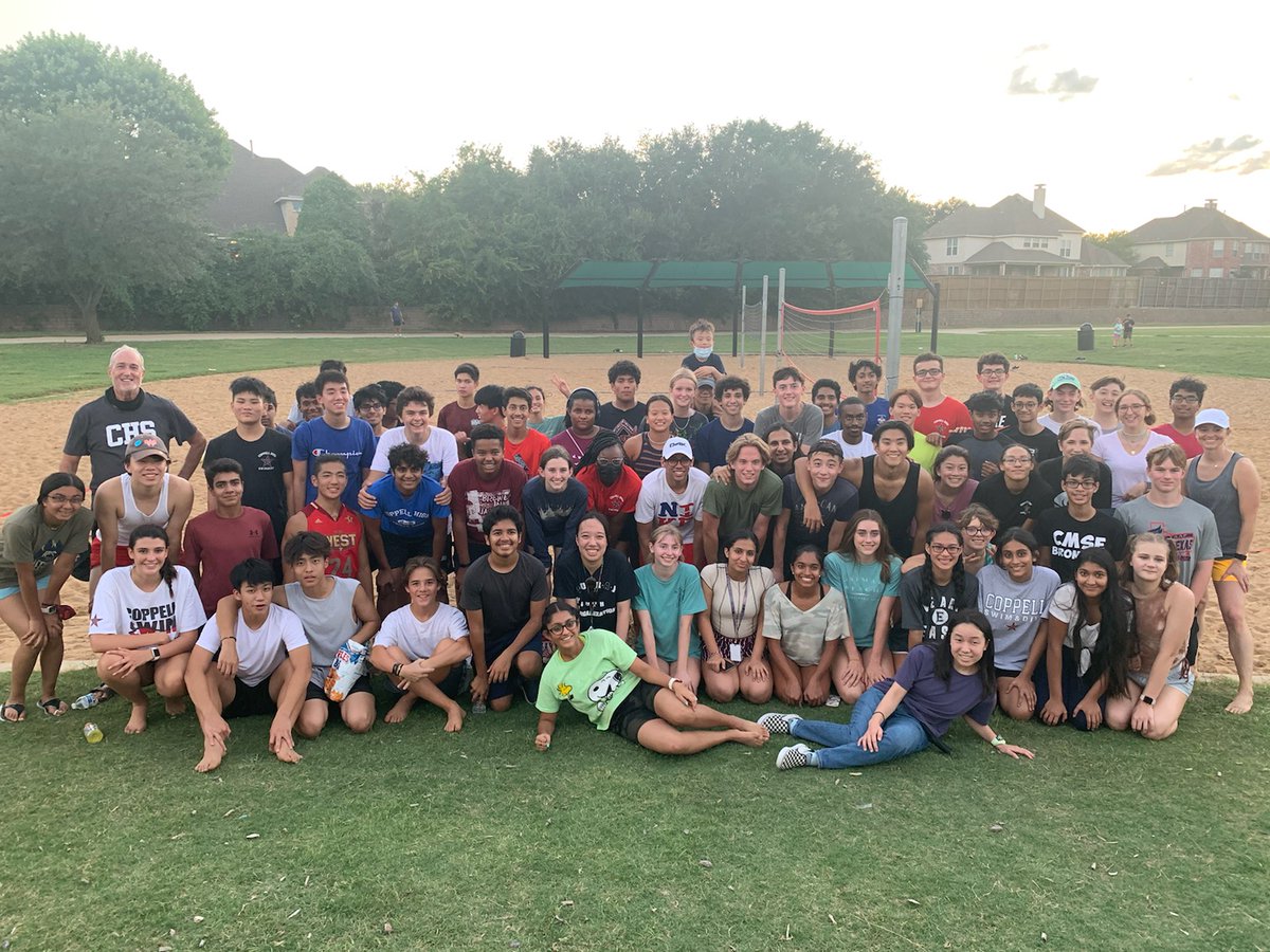 ARoss1230's tweet photo. @coppellswim &amp; dive season kickoff BBQ and Volleyball tournament was a success! Congratulations to our champions! @CoppellSports1 https://t.co/raYs3MeFAU