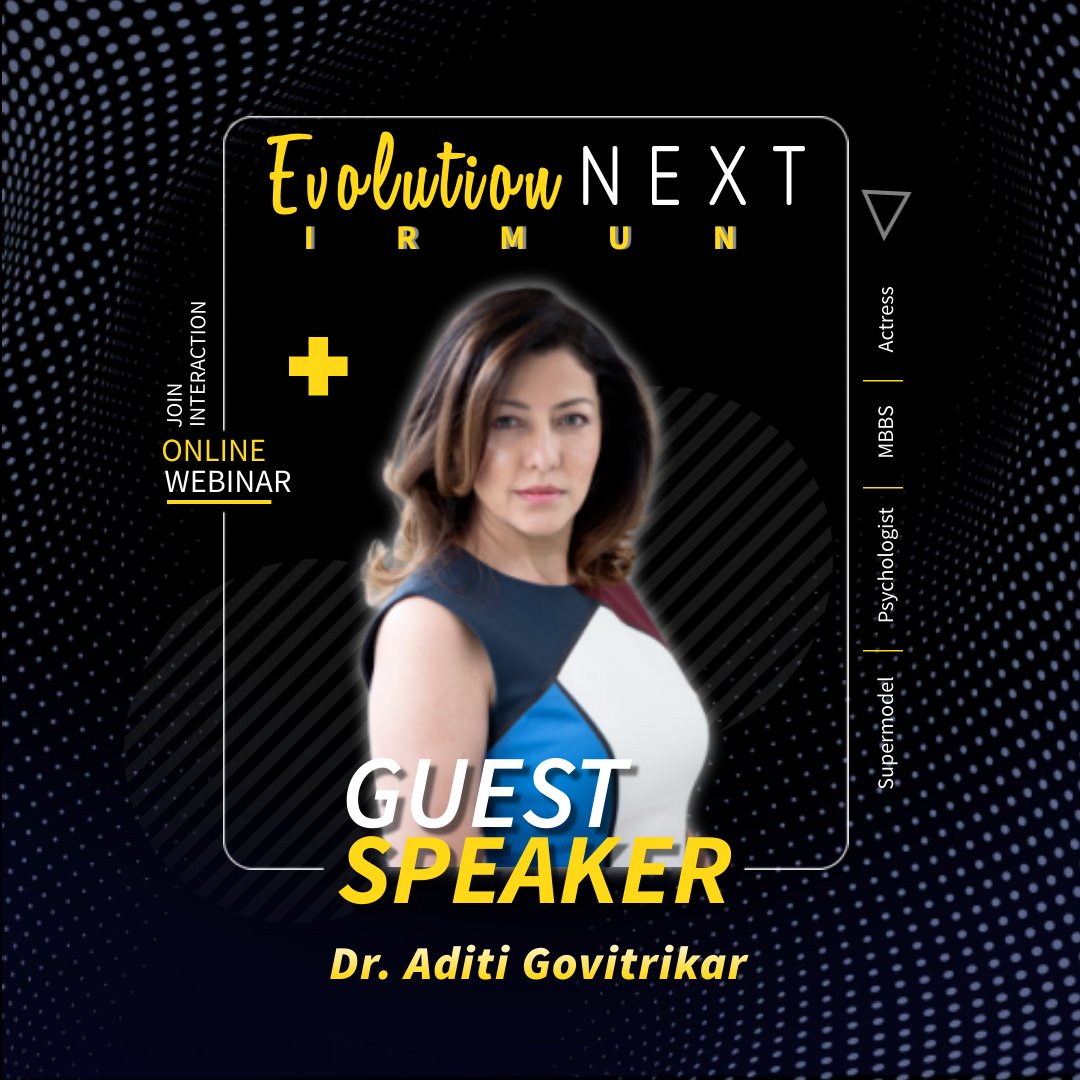 irmun_official's tweet photo. We were privileged to have @aditigovitrikar at I.R.M.U.N. #EvolutionNext.
Her words truly inspire us to outperform ourselves ! https://t.co/1VNHltDktC